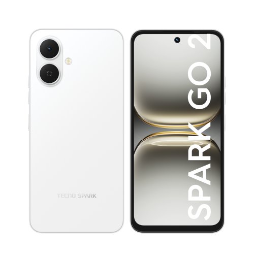 Фотография Смартфон Tecno SPARK Go 2, 3/64Gb, Воздушный белый