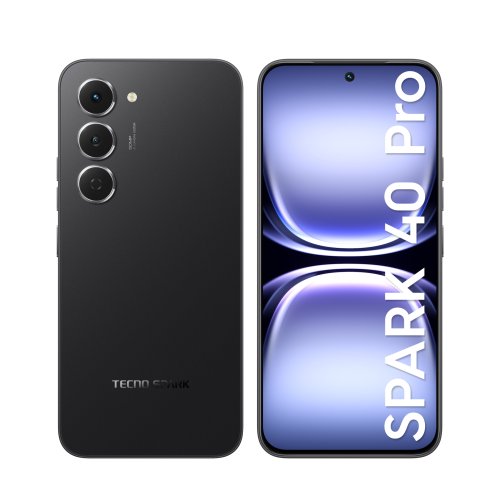 Фотография Смартфон Tecno SPARK 40 Pro 8/256Gb, Чернильный чёрный