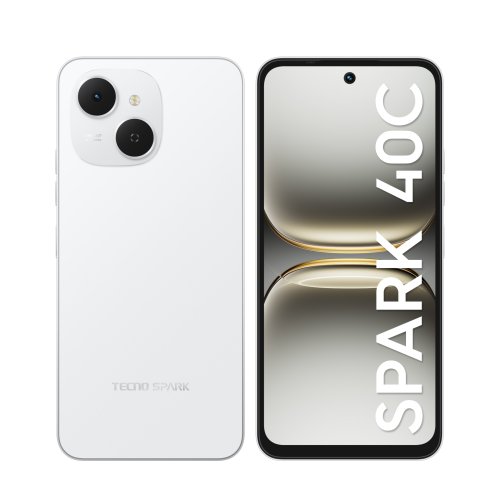 Фотография Смартфон Tecno SPARK 40C 8/256Gb, Воздушный белый
