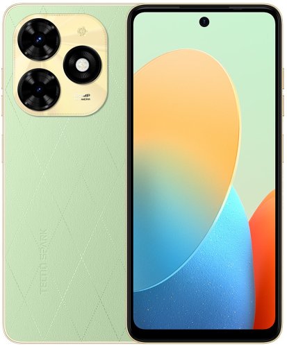 Фотография Смартфон Tecno SPARK 20C 4/128Gb, зеленый