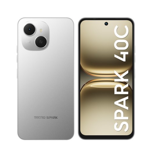 Фотография Смартфон Tecno SPARK 40C 8/128Gb, Серый титановый