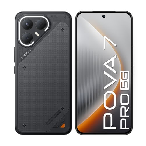 Фотография Смартфон Tecno POVA 7 PRO 5G 8/256Gb, Трёхмерный чёрный