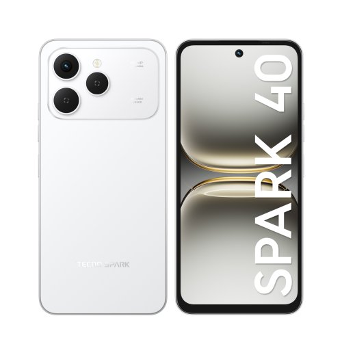 Фотография Смартфон Tecno SPARK 40 8/256Gb, Воздушный белый