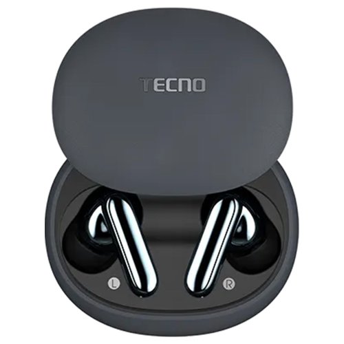 Фотография Наушники беспроводные Tecno True 1, серые