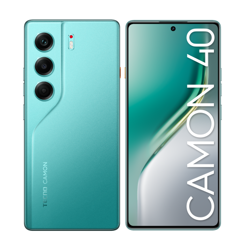 Фотография Смартфон Tecno Camon 40 8/256Gb, Изумрудное сияние