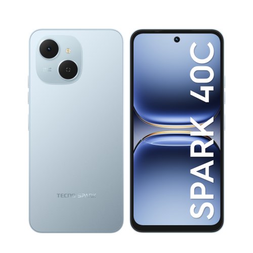 Фотография Смартфон Tecno SPARK 40C 8/256Gb, Волнистый синий